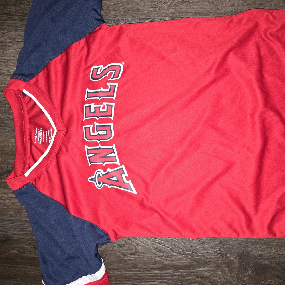 Kids Red and Blue Angels Shirt